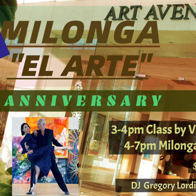 Milonga El Arte - Argentine Tango at Art Avenue