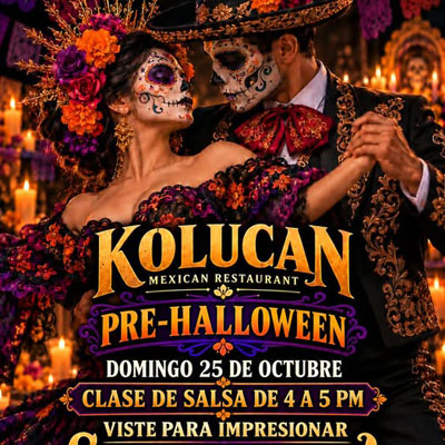 Pre-Halloween Salsa Social at Kolucan Mexican Restaurant